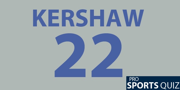 Clayton Kershaw quiz and trivia